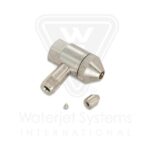 Abrasive Nozzle Assembly, .009"/0.23mm, Single Port, LH, w/SSF