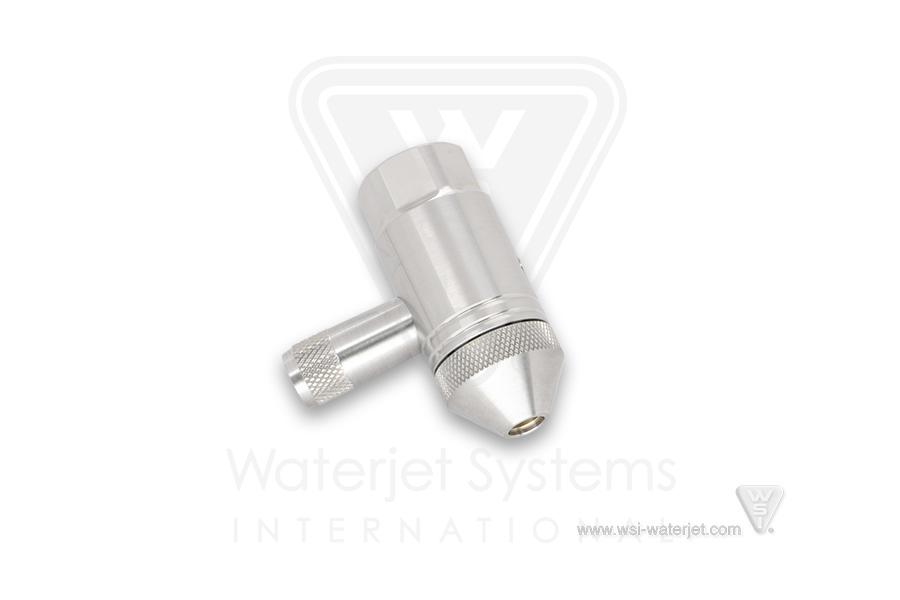 AB20481410 Abrasive Nozzle Assembly, .010"/0.25mm, Single Port, LH, SLPRO, 90K - Image 1