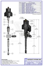 On / Off Valve Assembly, Hybrid, NC, 60 KSI, Low Mass, Short Stop Filter - Image 2