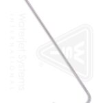 Bent Nipple, 3/8" x 3.500" x 4.875" x 49.625", Hook