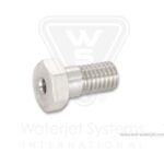 Screw, Inlet Poppet Retainer, Sealing Head